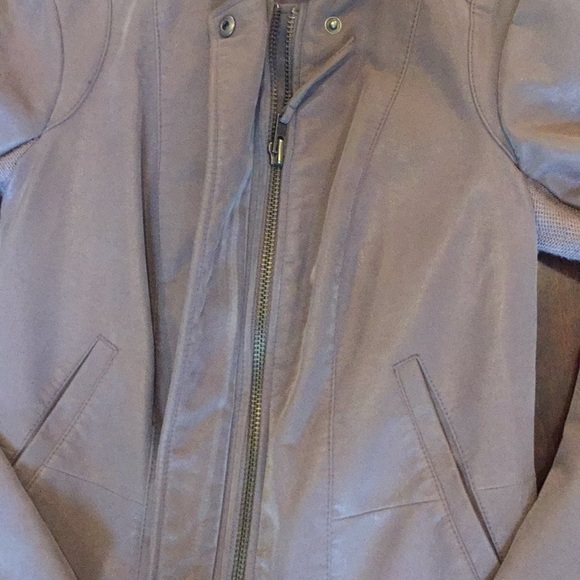 Free people lined jacket size 0 purple gray - Picture 4 of 8